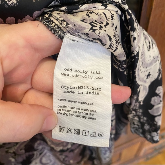 Odd Molly Paisley Print Dress w/ Embroidered Trim - Picture 9 of 10